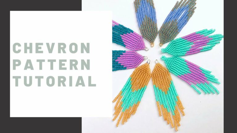 Brick Stitch Native American Beaded Earrings Patterns Free