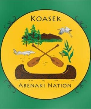 Abenaki Koasek Band Native American Green flag