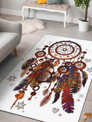 Affordable Vintage Dreamcatcher Native American Pride Area Carpet