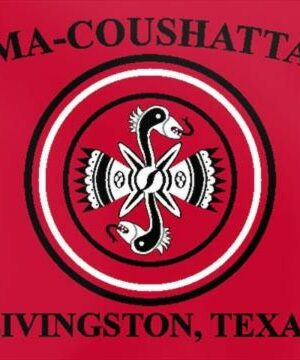 Alabama-Coushatta emblem Native American Flag