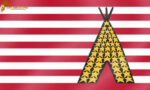 Alcatraz Native American Star Flag 1969-1971