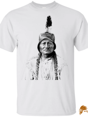 Ancient Tradition Men's Chief Portrait Native American People T-shirt