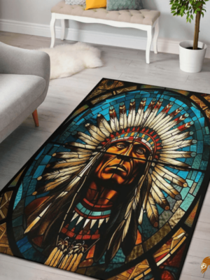 Artistic and Symbolic Pattern Native Area Rug