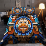 Authentic Printed Native American Bedding Set