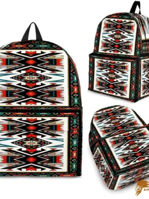 BACNAT001 Tribal Colorful Pattern Native American Backpack