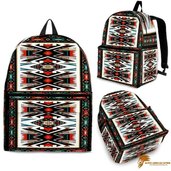 BACNAT001 Tribal Colorful Pattern Native American Backpack