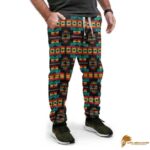 Black Navajo Pottery Patterns Sweatpants