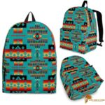 Blue Tribe Pattern Native American Backpack BACNAT003