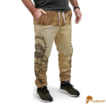 Brown Native Chief Style Sweatpants