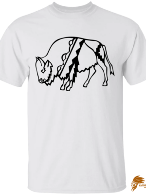 Buffalo Bison Indian Native 1c T-Shirt For Men