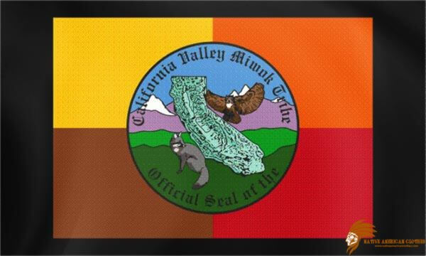 California Valley Miwok Native American Flag