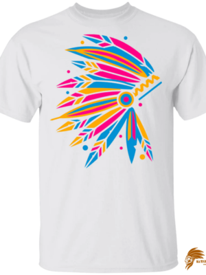 Colorful and Stylish Chieftain's Headdress T-Shirt