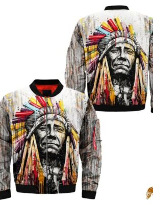 Colorful Native American Chief Jacket