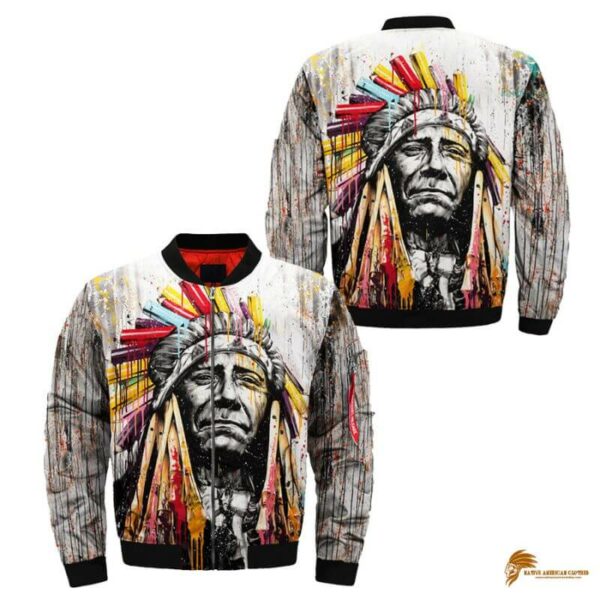 Colorful Native American Chief Jacket