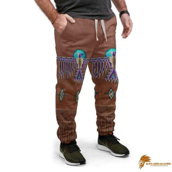 Dark Brown Pattern Sweatpants