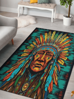 Design Handcrafted Pattern Native American Area Rug