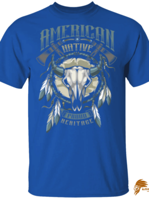 Fashionable American Indian Awesome Native Proud Funny Shirt T-Shirt