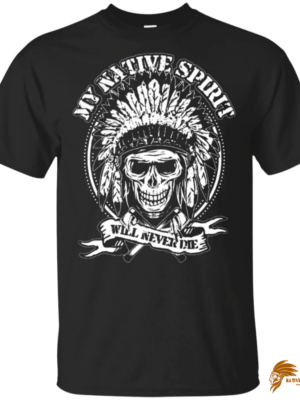 Immortal Spirit Native American Design T-shirt