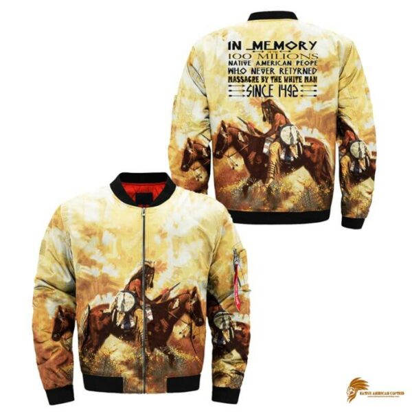 In Memory Of The 100 Millions Native American Jacket