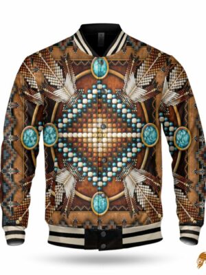 Mandala Brown Jacket for Men and Women