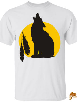 Moon Wolf Howling G500 Gildan 5.3 oz. T-Shirt