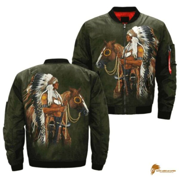 Native American Art Horseman Jacket