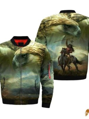 Native American Eagle Art Jacket - JACNAT055