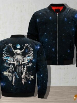 Native American Eagles Galaxy and Native Eagles Jacket - JACNAT058