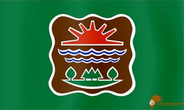 Native American Flag depicting the Abenaki St. Francis