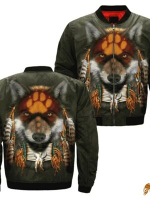 Native American Wolf Coat