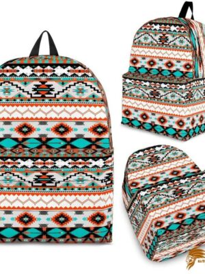 Native Border Patterns Native American Backpack BACNAT020