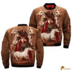 Native Stories Of Horse Origins Jacket - Embrace the Timeless Design