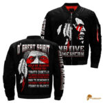 O’ Great Spirit Native Heritage Design Bomber Jacket