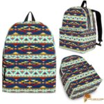 Pattern Geometric Native American Backpack BACNAT007