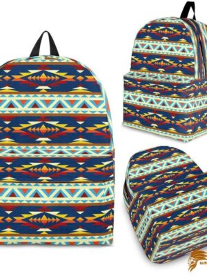 Pattern Geometric Native American Backpack BACNAT007