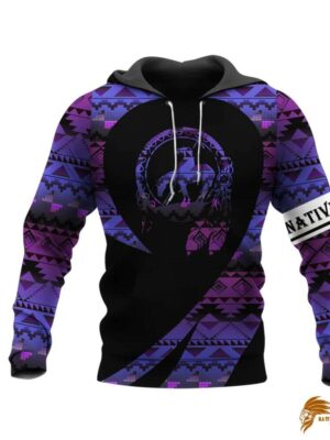 Pattern Native Pride 3D Poncho Hoodie