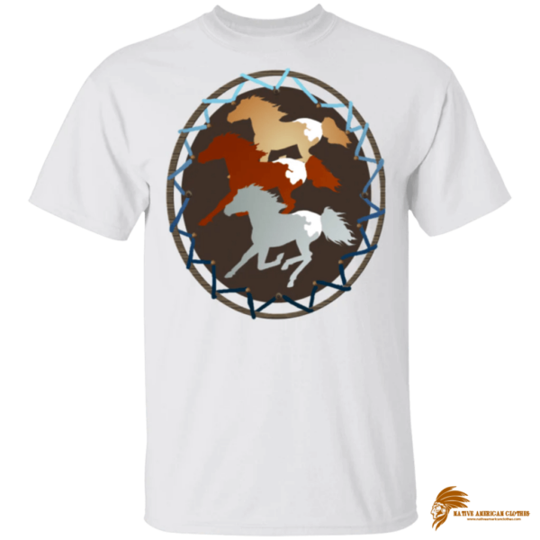 Patterned Horse and Shield G500 Gildan 5.3 oz. T-Shirt