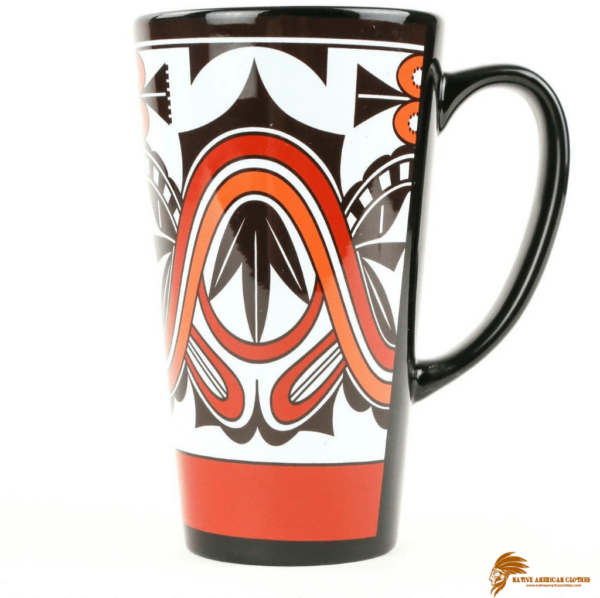 Patterned Myron Sarracino Pueblo Pottery Mug