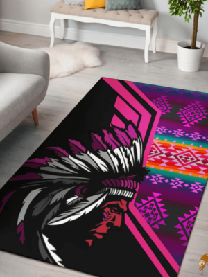 Patterned Native Area Art Rug for Sale