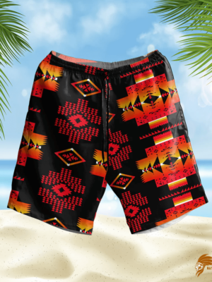 Plaid Pattern Native Hawaiian Shorts