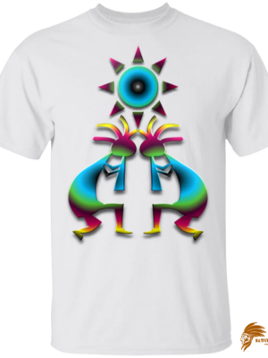 Pretty Kokopelli Print T-Shirt