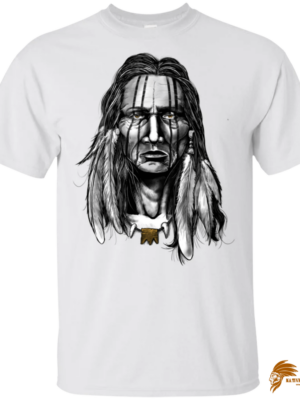 Print Men's Great Chief Native American T-shirt