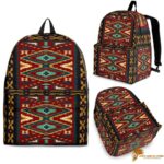 Red Native American Backpack BACNAT019