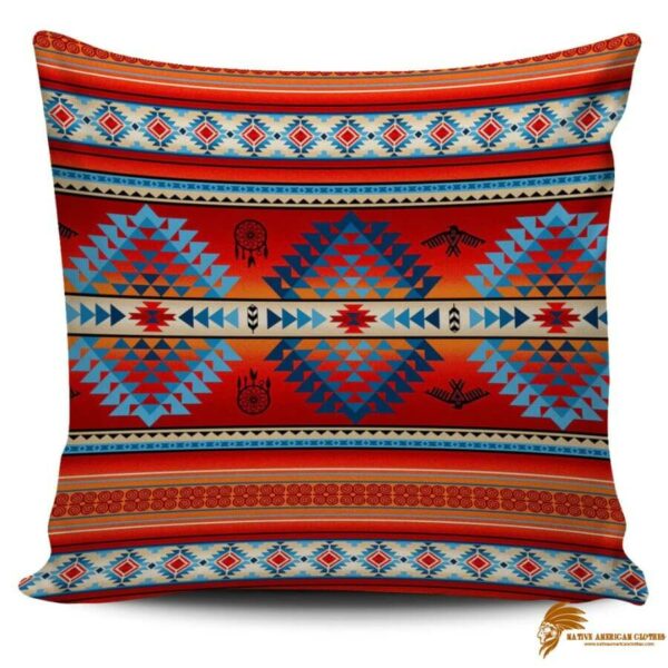 Red Thunderbirds Dreamcatcher Native American Pillow Covers PILNAT005