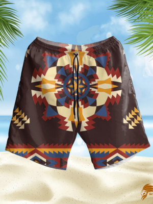 SHONAT021 Pattern Native Hawaiian Shorts