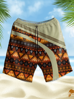 SHONAT026 Pattern Native Hawaiian Shorts