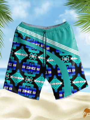 SHONAT027 Pattern Native Hawaiian Shorts