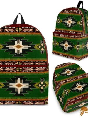 Southwest Green Symbol Native American Backpack BACNAT012