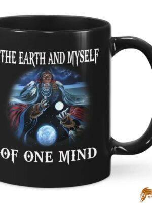 The Earth and Myself of One Mind Native American Ceramic Mug