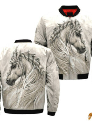 The White Horse American Native Over Print Coat